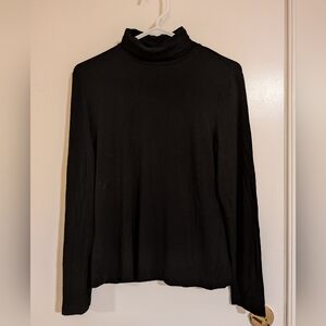Talbots Black Long Sleeve Turtleneck